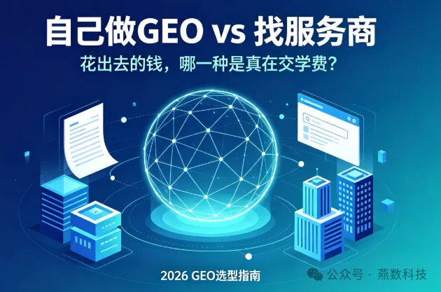 自己做GEO vs 找服务商：花出去的钱，哪一种是真在交学费？